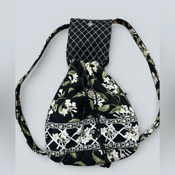 Vintage Vera Bradley Jasmine Floral Mini Backpack - Picture 2 of 8